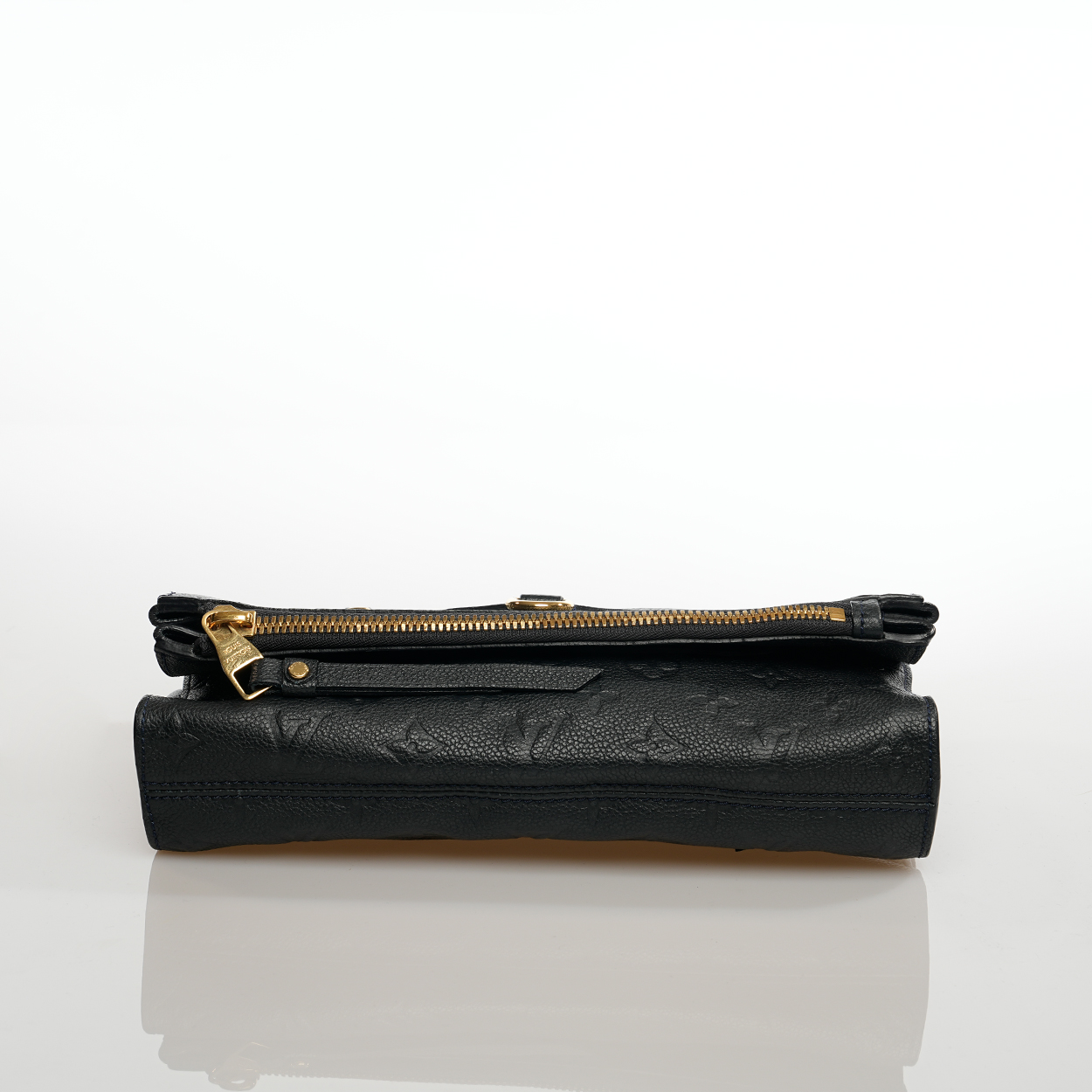 Louis Vuitton - Navy Monogram Empreinte Leather Petillante Clutch